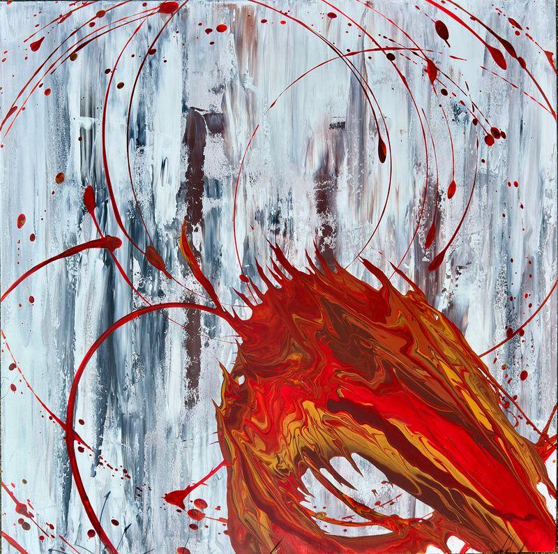 No.2 Burning Birches